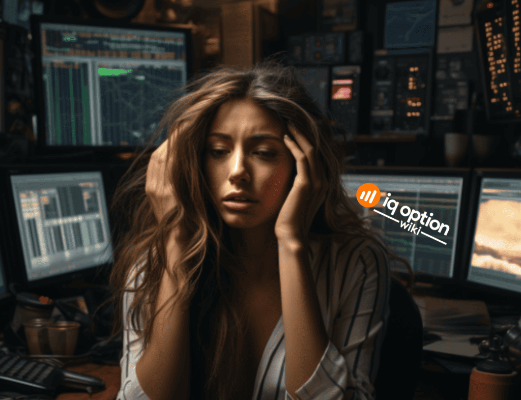 trader rethinking her loss