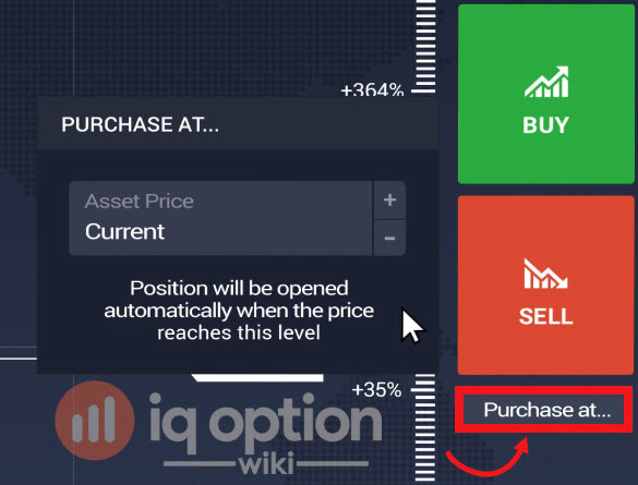 open trading position automatically on IQ Option