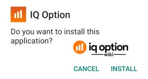 Comment installer IQ Option apk